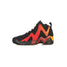 Reebok, Scarpa Alta Uomo Kamikaze Ii, Black/flash Red/semi Solar Gold