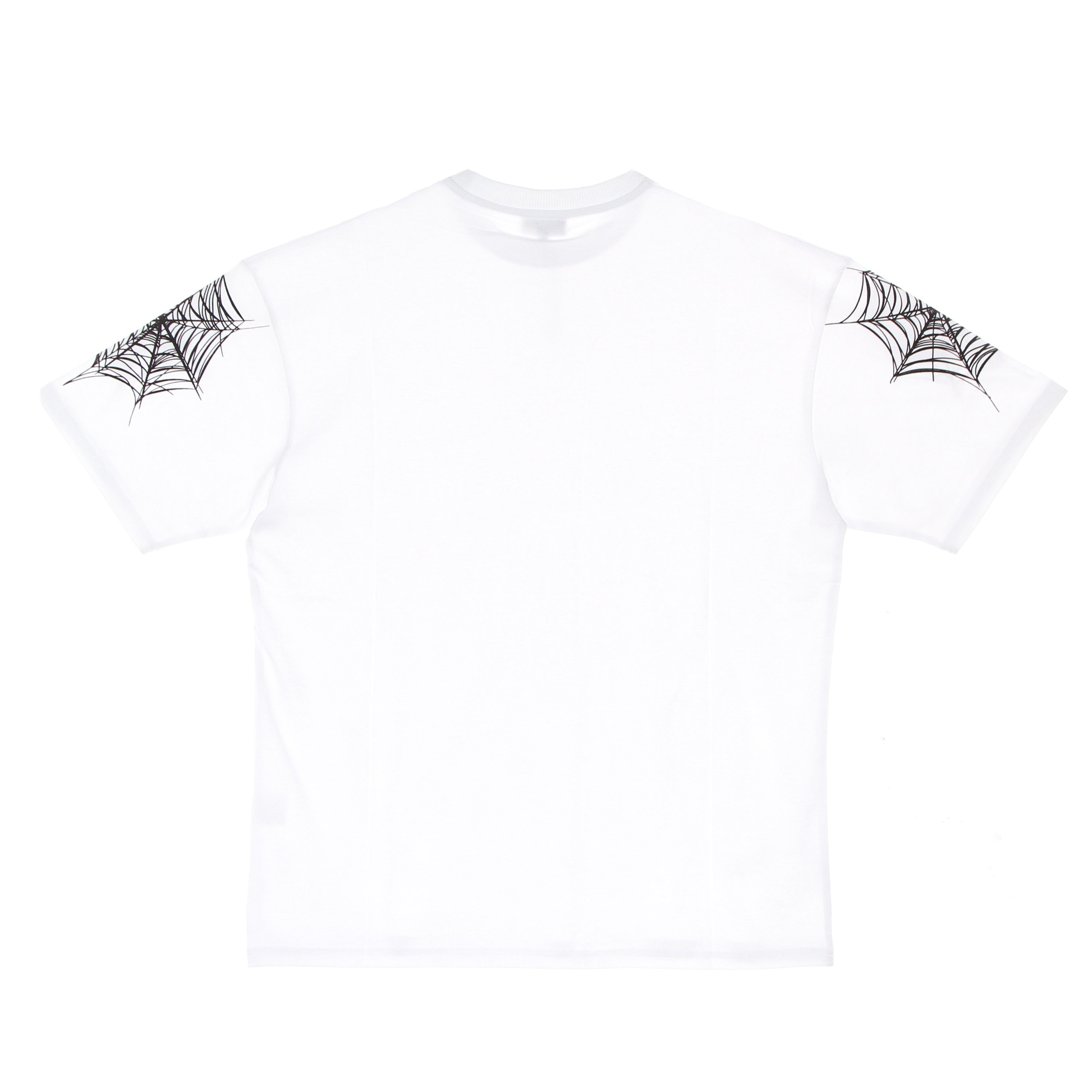 Cobweb Print Tee Men's T-Shirt White/black