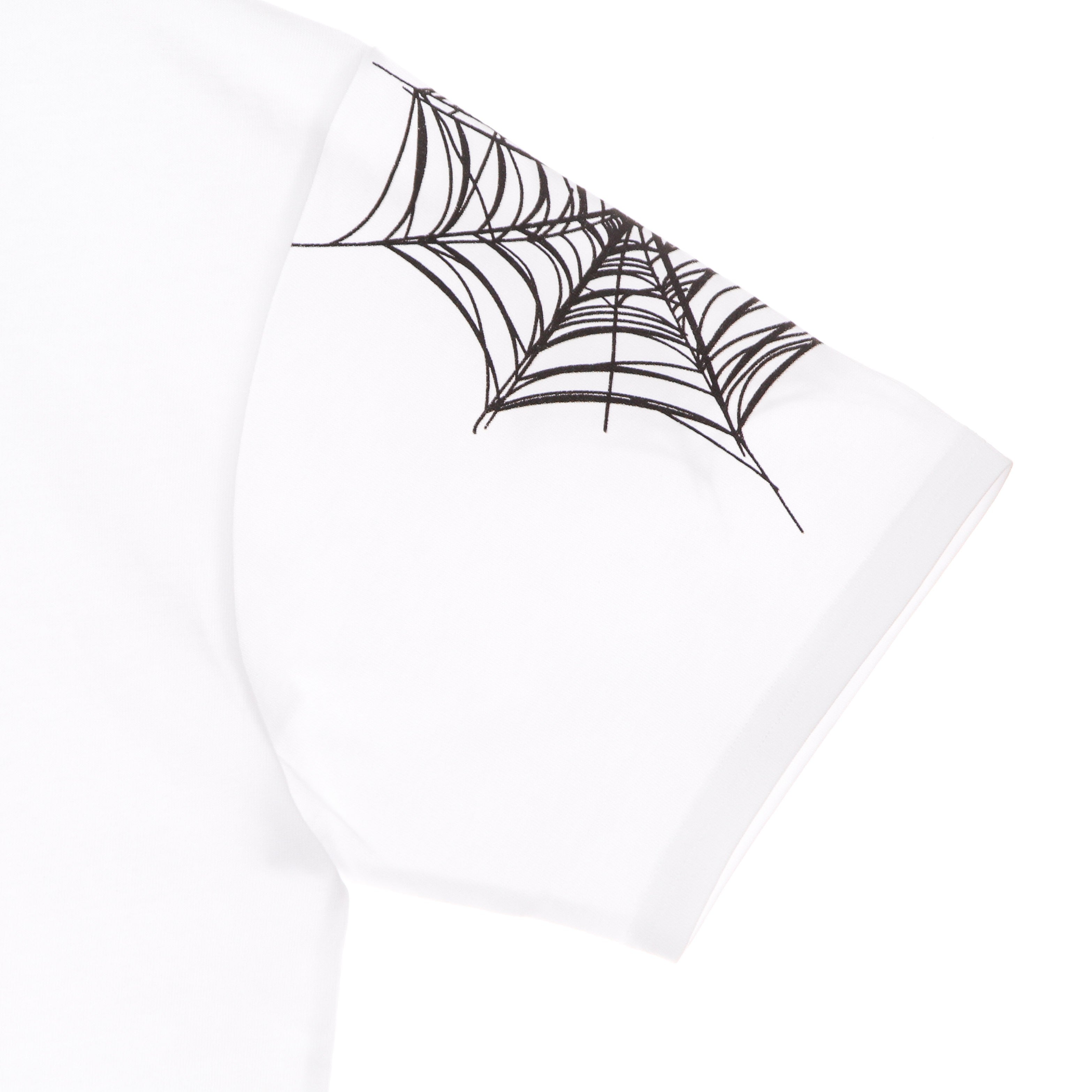 Maglietta Uomo Cobweb Print Tee White/black