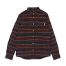 Iriedaily, Camicia Manica Lunga Uomo Insito Stripe Shirt, Navy Wine