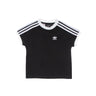 Adidas, Maglietta Bambino 3 Stripes Adicolor Tee, Black/white