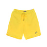 Jordan, Pantalone Corto Tuta Felpato Uomo Essentials Fleece Short, Tour Yellow/white