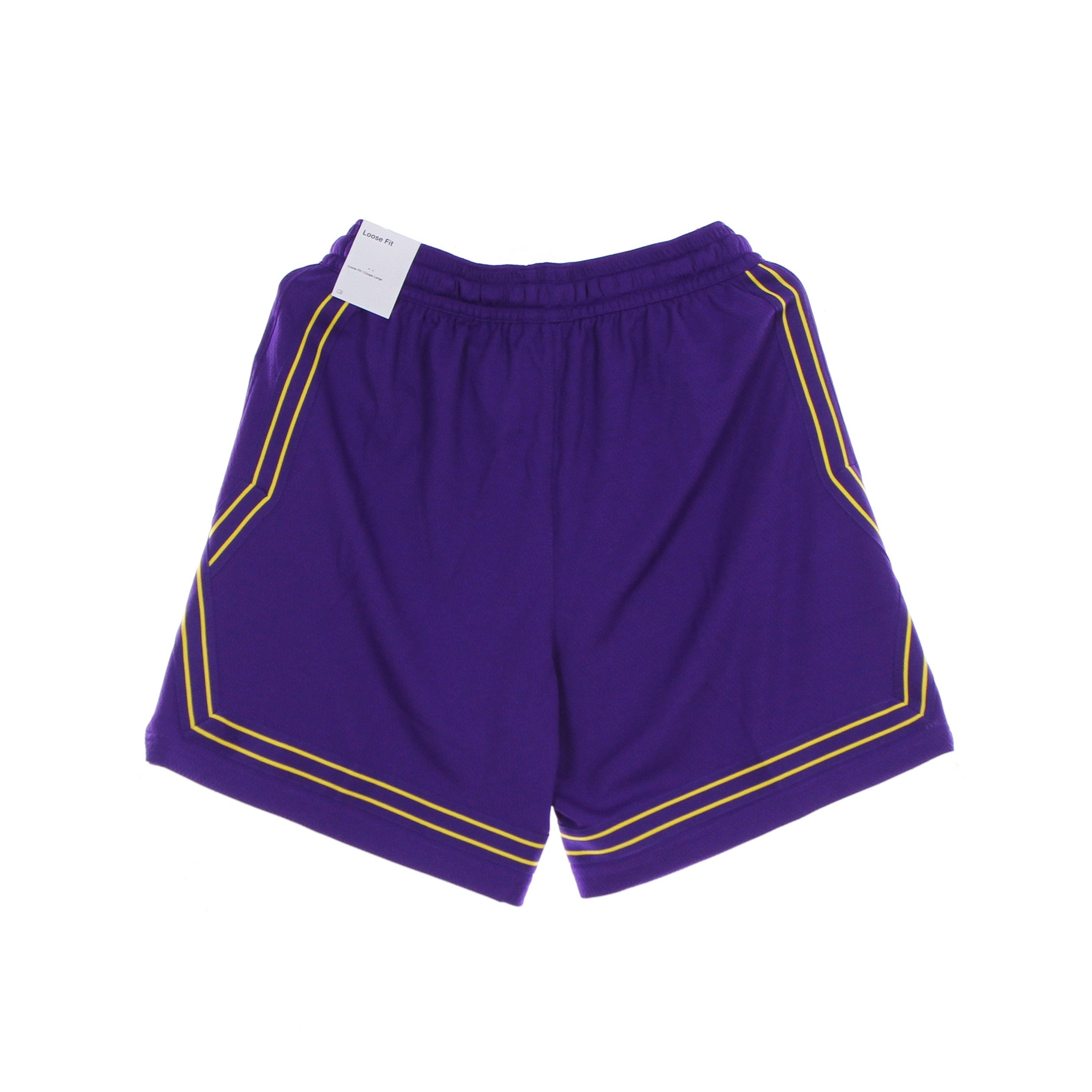 Nike Nba, Pantaloncino Tipo Basket Donna Nba Short Crossover Courtside 75 Loslak, Field Purple/amarillo