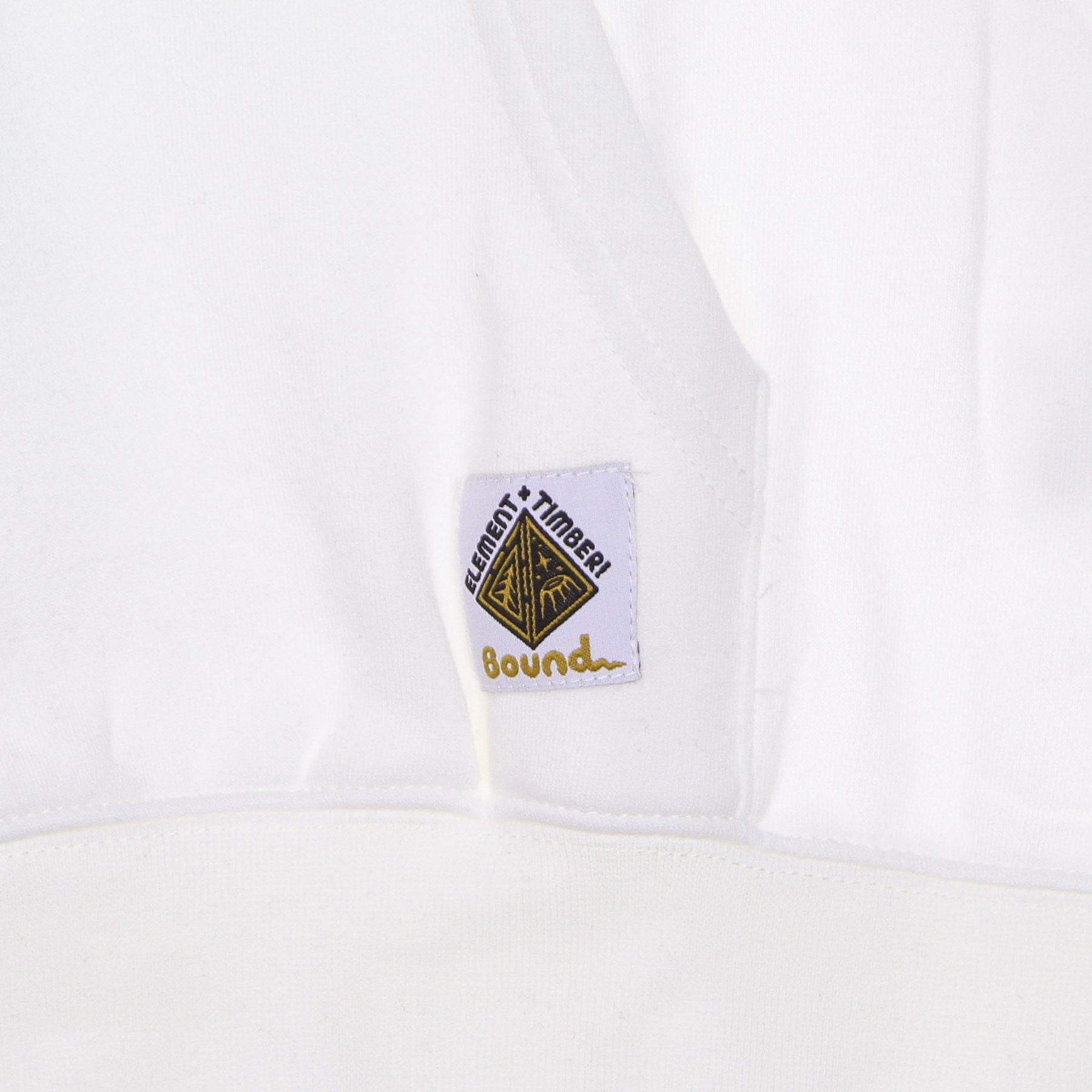 Felpa Cappuccio Uomo Elliptical Hoodie X Timber Optic White