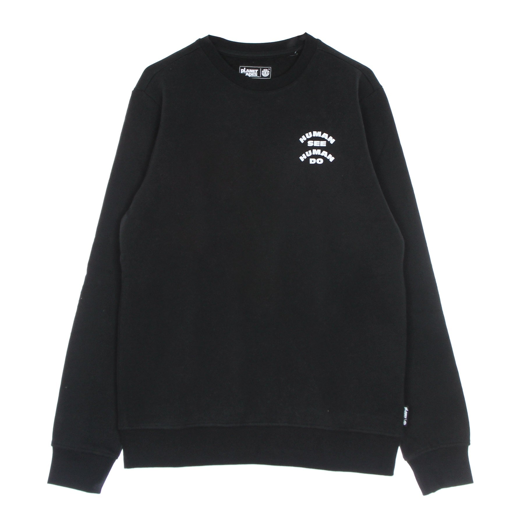 Element, Felpa Girocollo Uomo Pota Dominion Crewneck, Flint Black