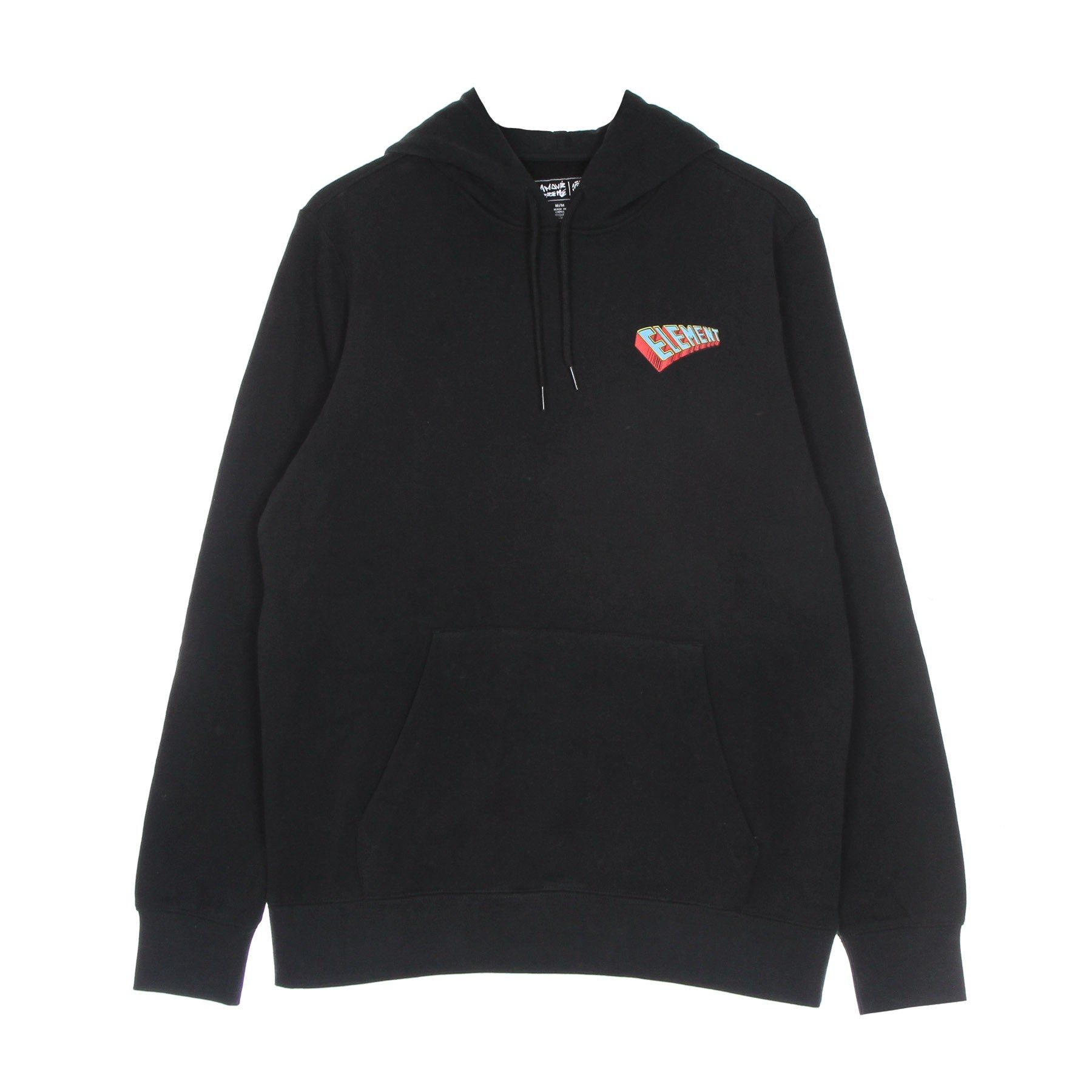 Element, Felpa Cappuccio Uomo Escape Heaven Hoodie X Lamoursupreme, Flint Black