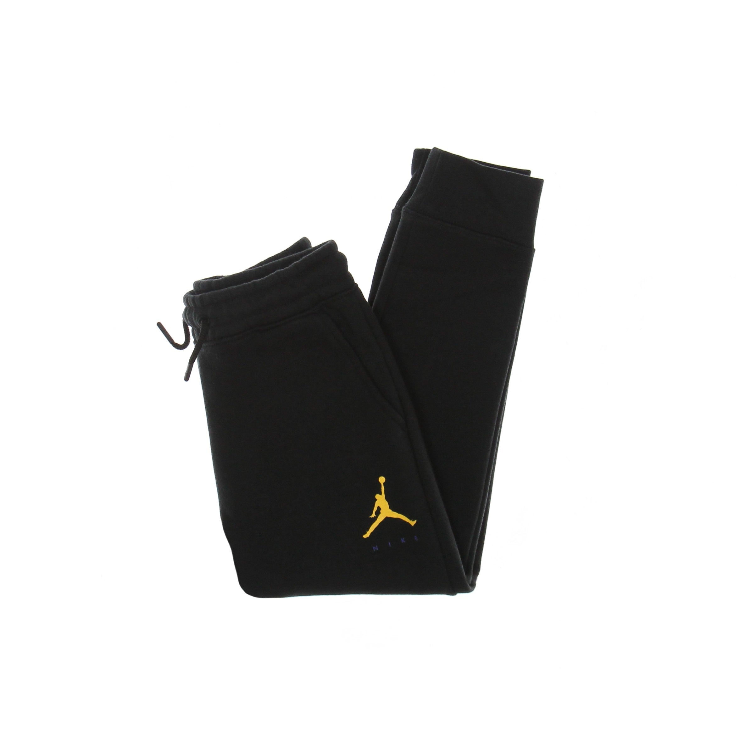 Jordan, Pantalone Tuta Felpato Bambino Jumpman By Nike Pant, Black