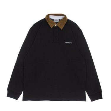 Men's Long Sleeve Polo Cord Rugby L/s Shirt