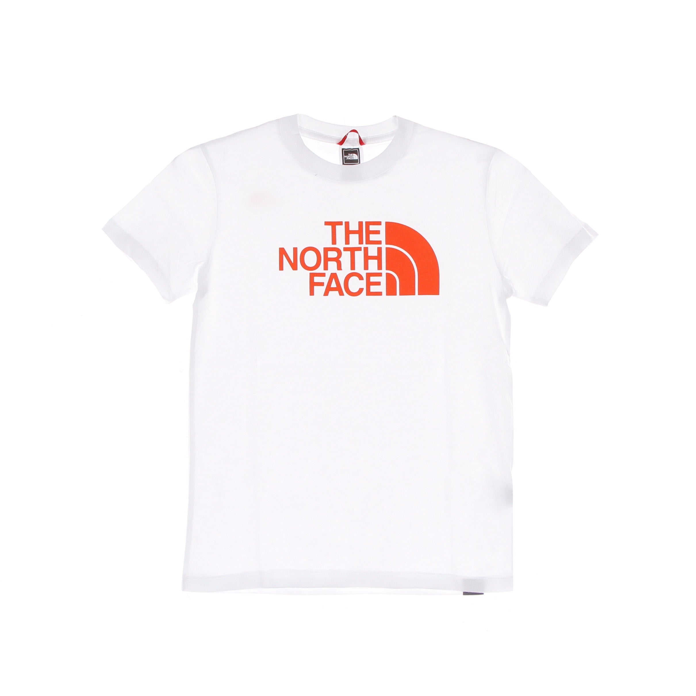 The North Face, Maglietta Ragazzo Easy Tee, White/red Orange