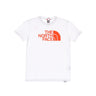 The North Face, Maglietta Ragazzo Easy Tee, White/red Orange