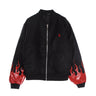 Vision Of Super, Giubbotto Bomber Uomo Red Flames Bomber, Black/red
