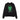 Vision Of Super, Felpa Leggera Cappuccio Uomo Green Face Hoodie X Nove25, Black/green