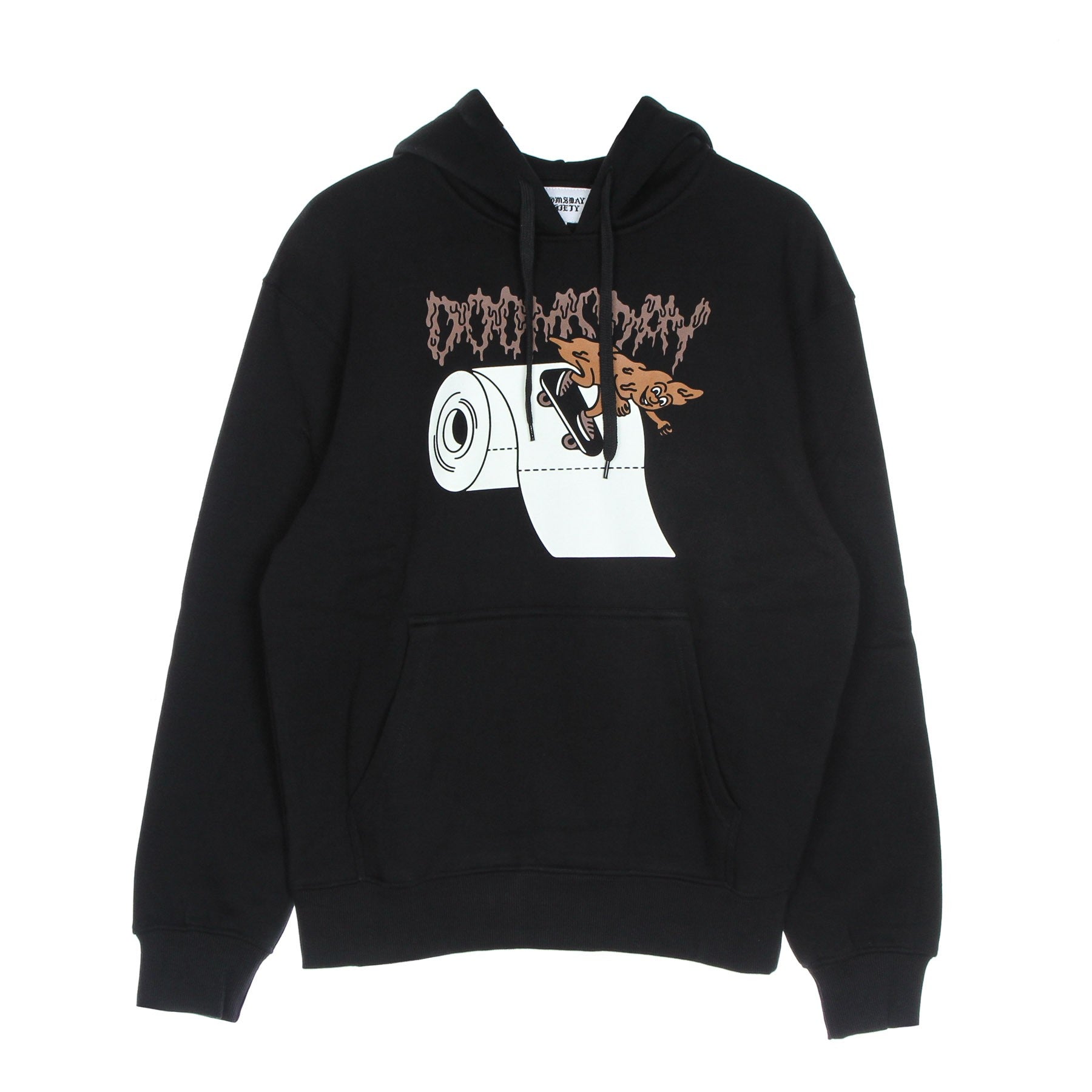 Sweat-shirt Hood Hood Droploaf HD Black