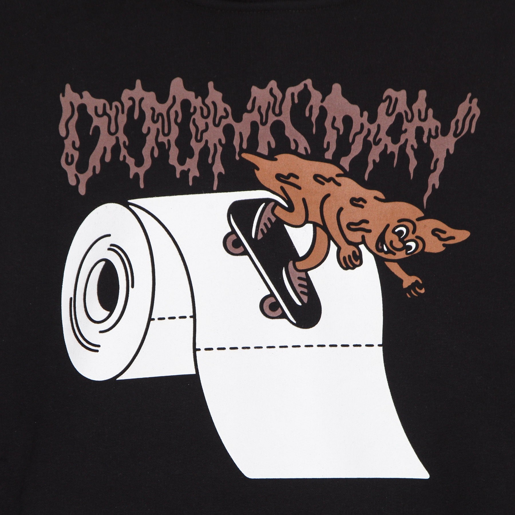 Sweat-shirt Hood Hood Droploaf HD Black