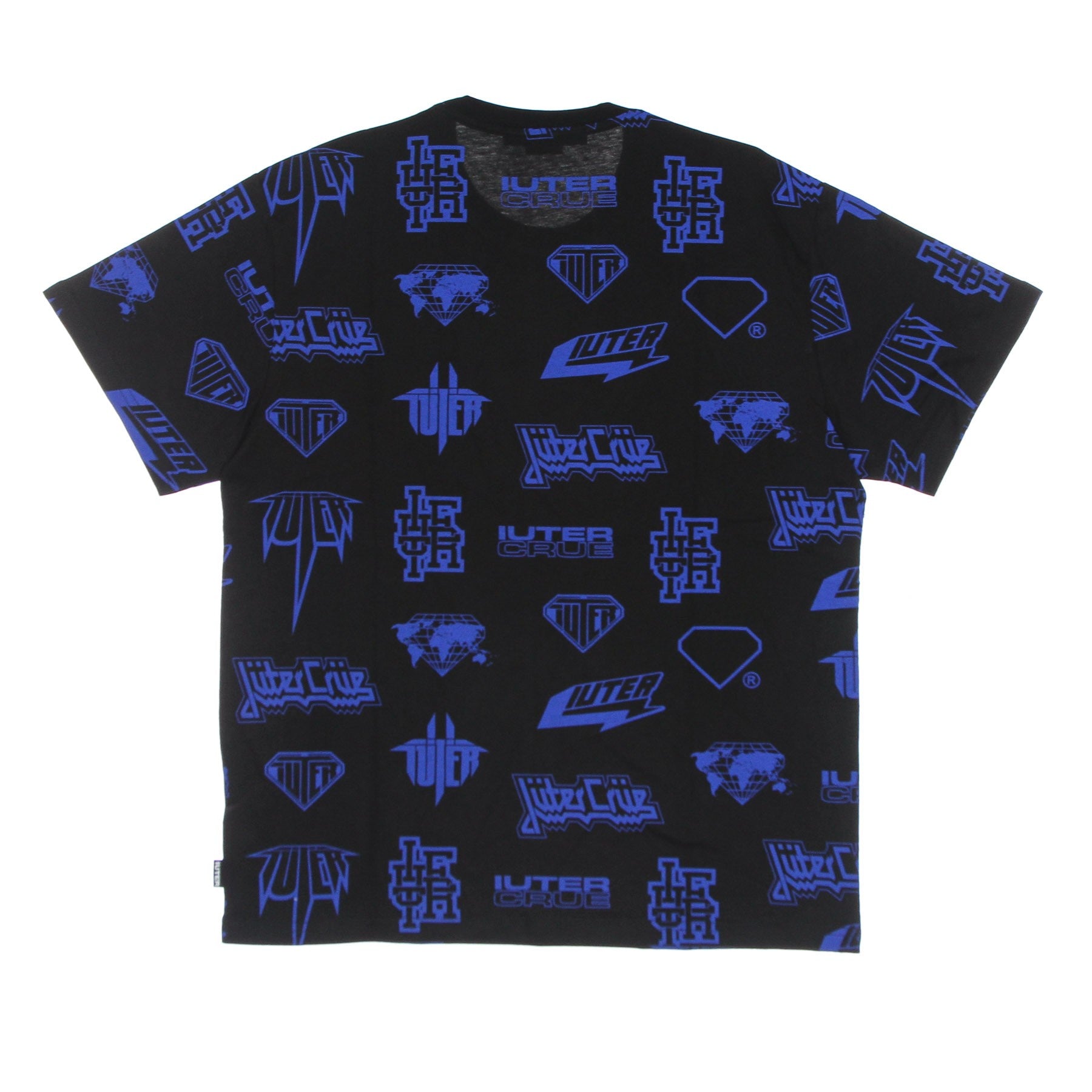 Iuter, Maglietta Uomo Horns Allover Tee, 