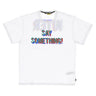 Iuter, Maglietta Uomo Say Something Tee, White