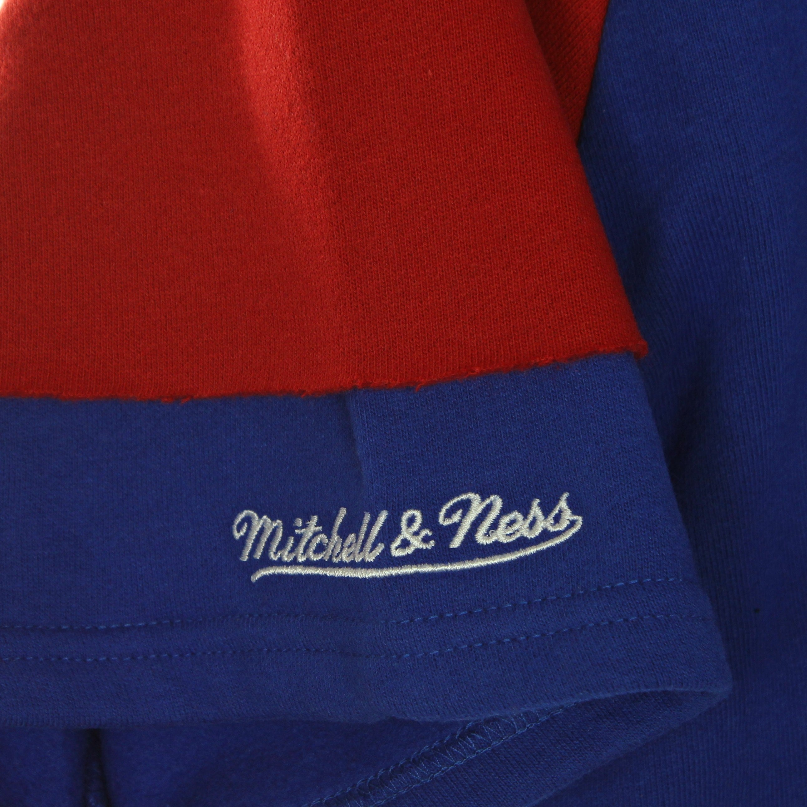 Mitchell & Ness, Felpa Cappuccio Manica Corta Uomo Nfl Fleece Hoodie Bufbil, 