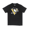 47 Brand, Maglietta Uomo Nhl Imprint Echo Tee Pitpen, Jet Black