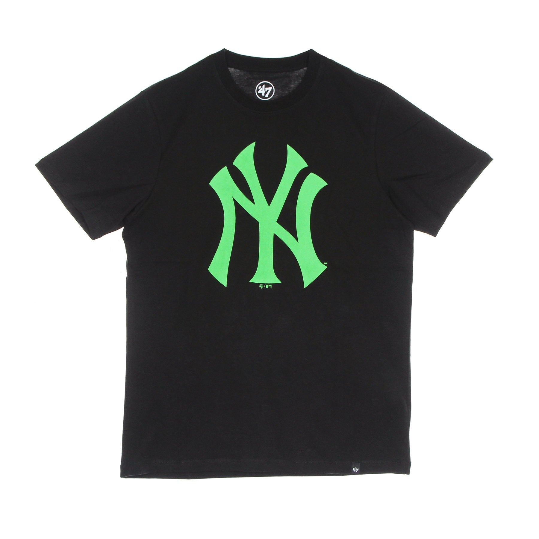 47 Brand, Maglietta Uomo Mlb Imprint Echo Tee Neyyan, Jet Black