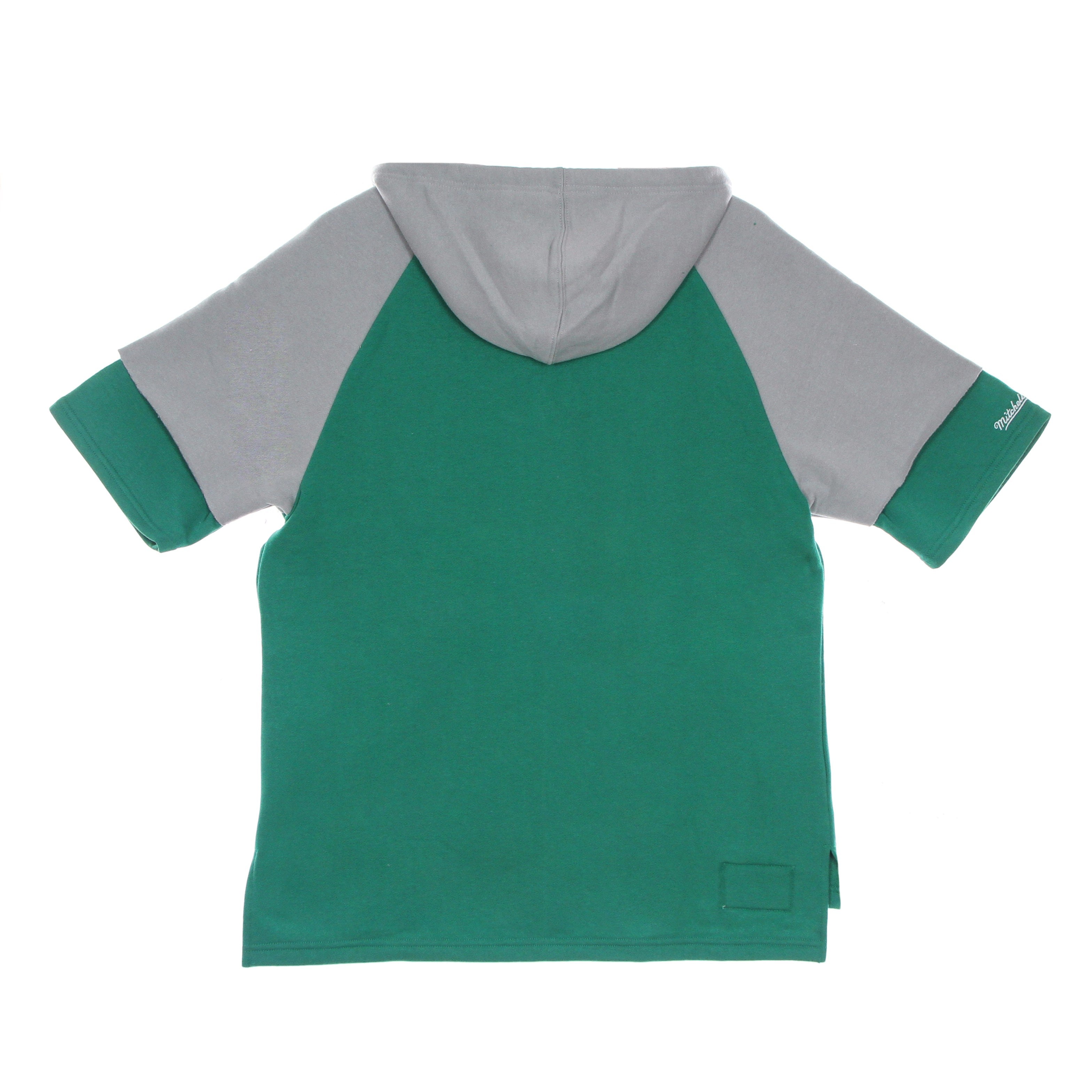 Mitchell & Ness, Felpa Cappuccio Manica Corta Uomo Nfl Fleece Hoodie Phieag, 