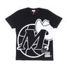 Mitchell & Ness, Maglietta Uomo Nba Big Face 3.0 Tee Hardwood Classics Dalmav, Black