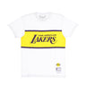 Mitchell & Ness, Maglietta Uomo Nba Block Tee Hardwood Classics Loslak, White