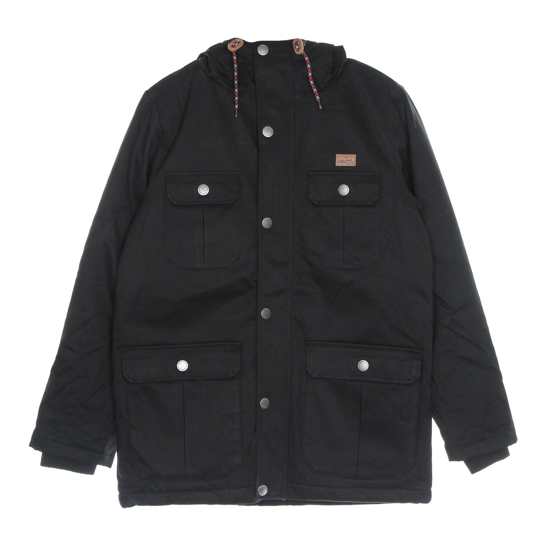 Iriedaily, Giaccone Uomo Wonderer Parka, Black