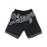 Mitchell & Ness, Pantaloncino Tipo Basket Uomo Nba Big Face 3.0 Fashion Short Hardwood Classics Chibul, Black/original Team Colors