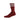Chaussettes américaines, chaussettes moyennes pour hommes Mid High Red Noise, rouge/blanc