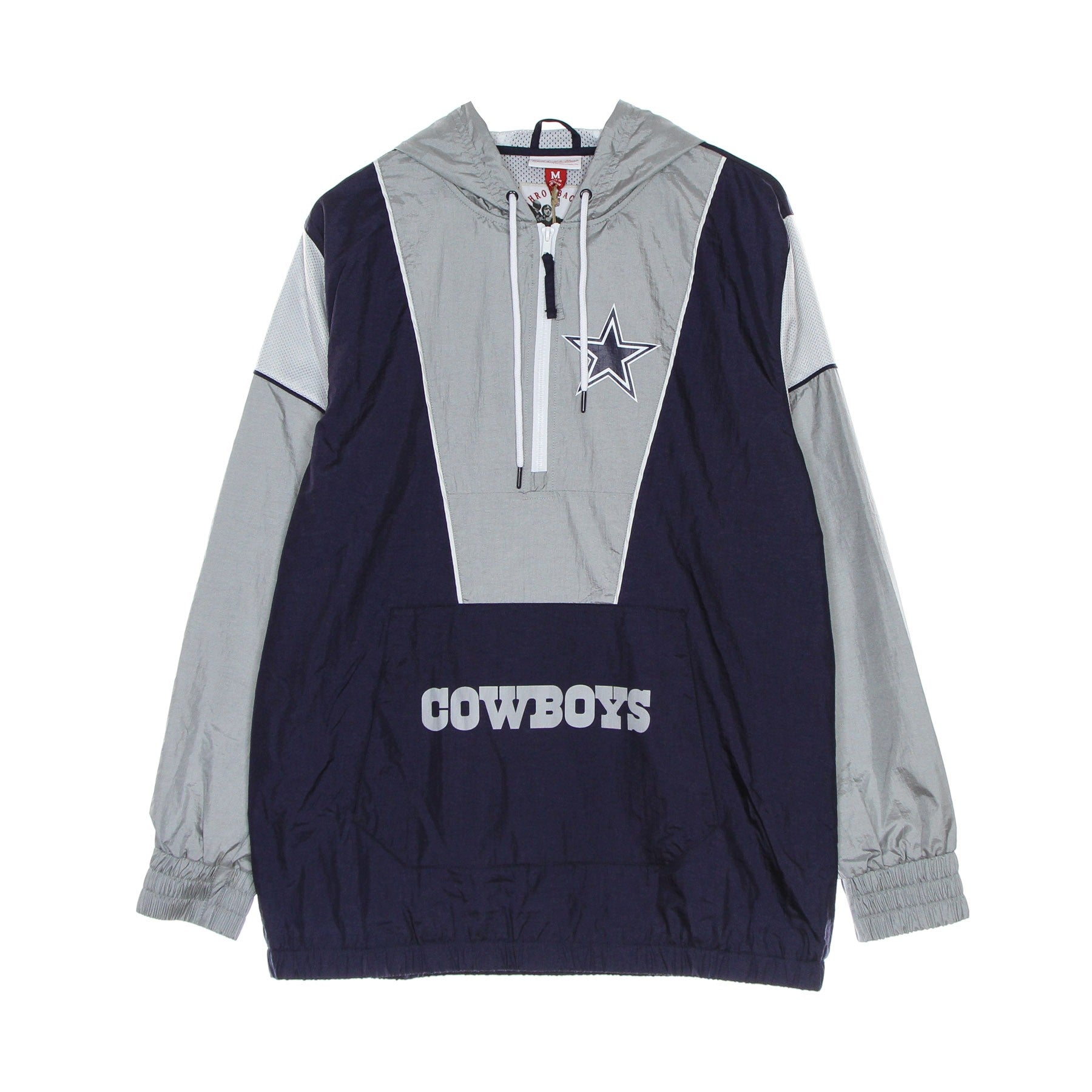 Mitchell & Ness, Giacca A Vento Infilabile Uomo Nfl Highlight Reel Windbreaker Dalcow, Navy