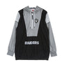 Mitchell & Ness, Giacca A Vento Infilabile Uomo Nfl Highlight Reel Windbreaker Oakrai, Black