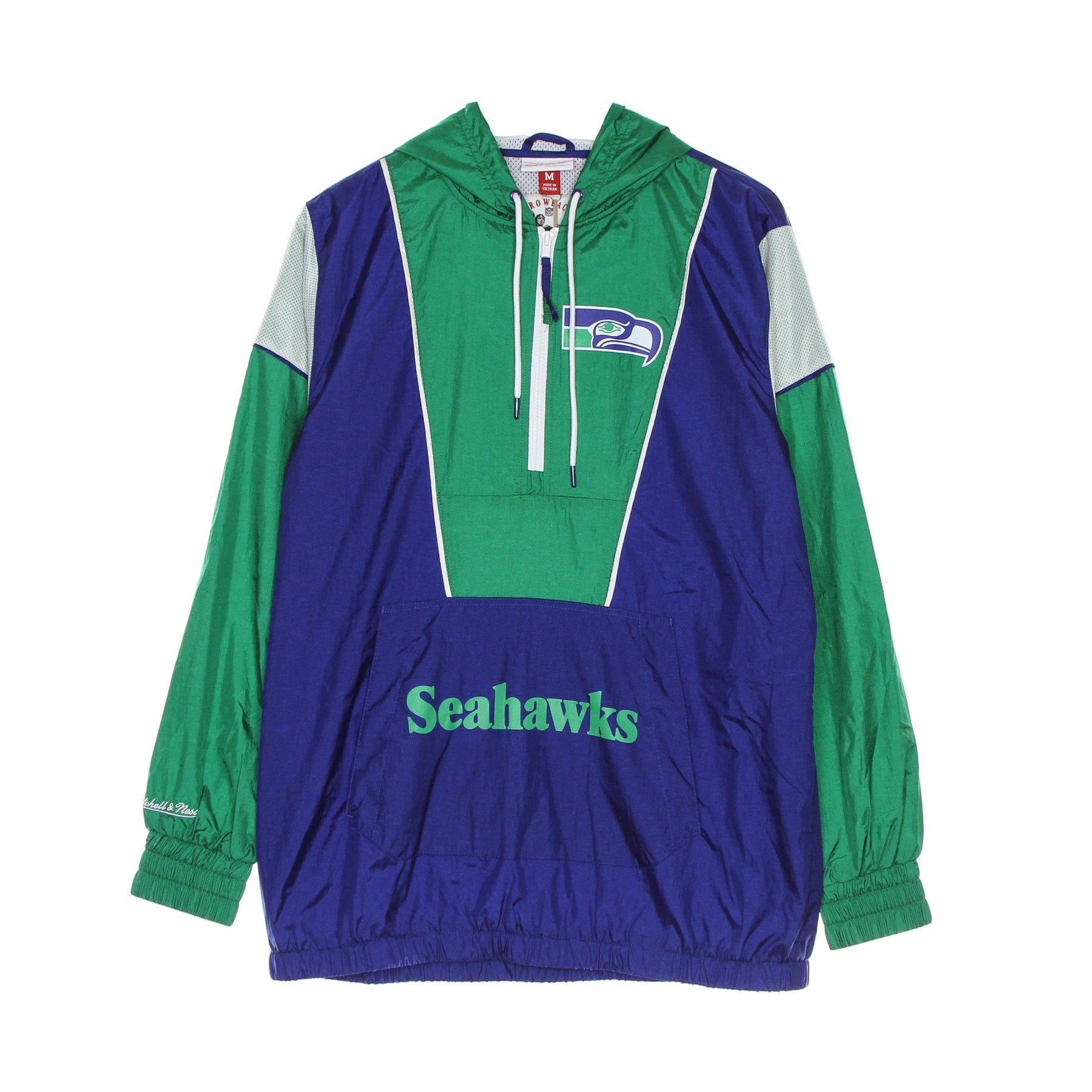 Mitchell & Ness, Giacca A Vento Infilabile Uomo Nfl Highlight Reel Windbreaker Seasea, Royal