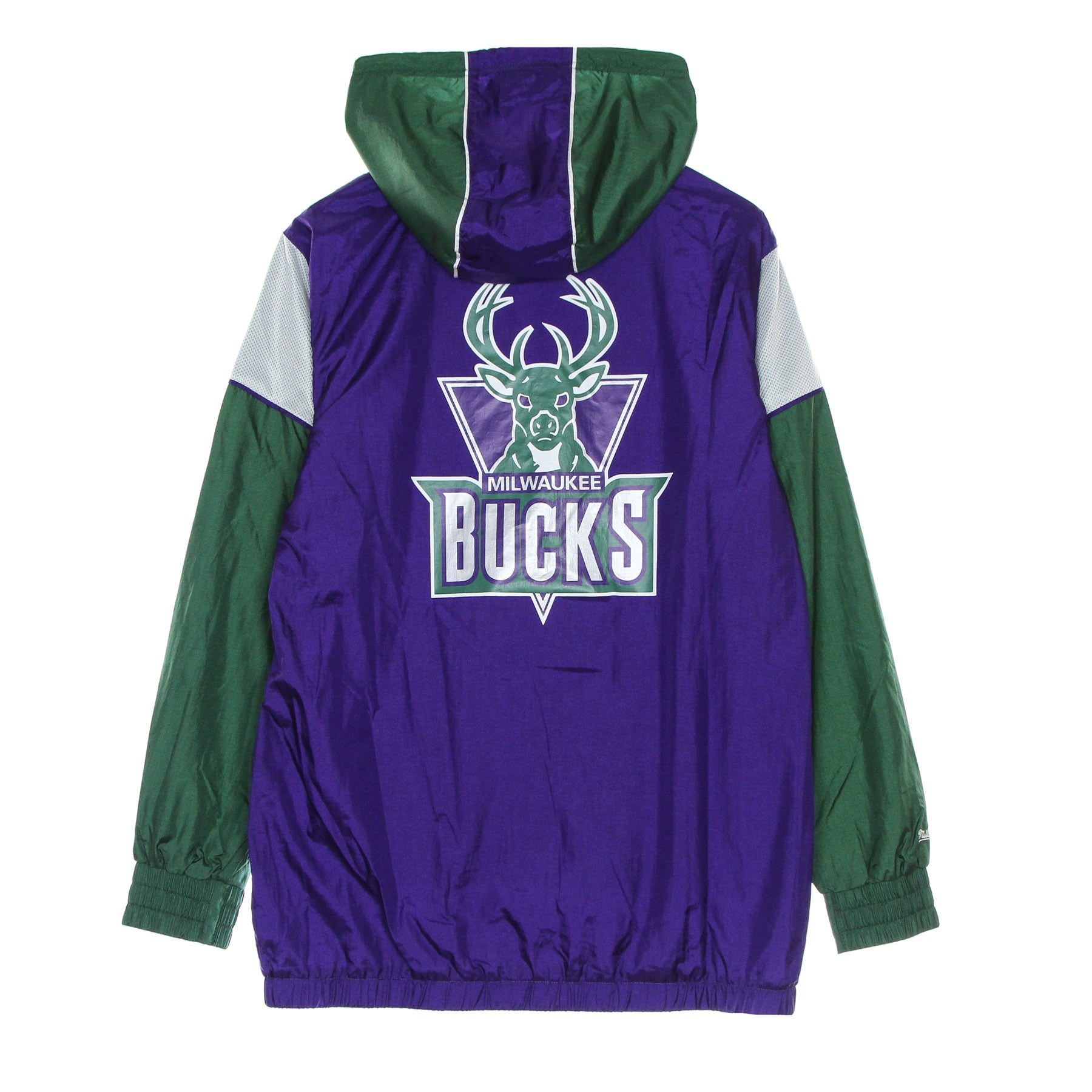 Mitchell & Ness, Giacca A Vento Infilabile Uomo Nba Highlight Reel Windbreaker Hardwood Classics Milbuc, 