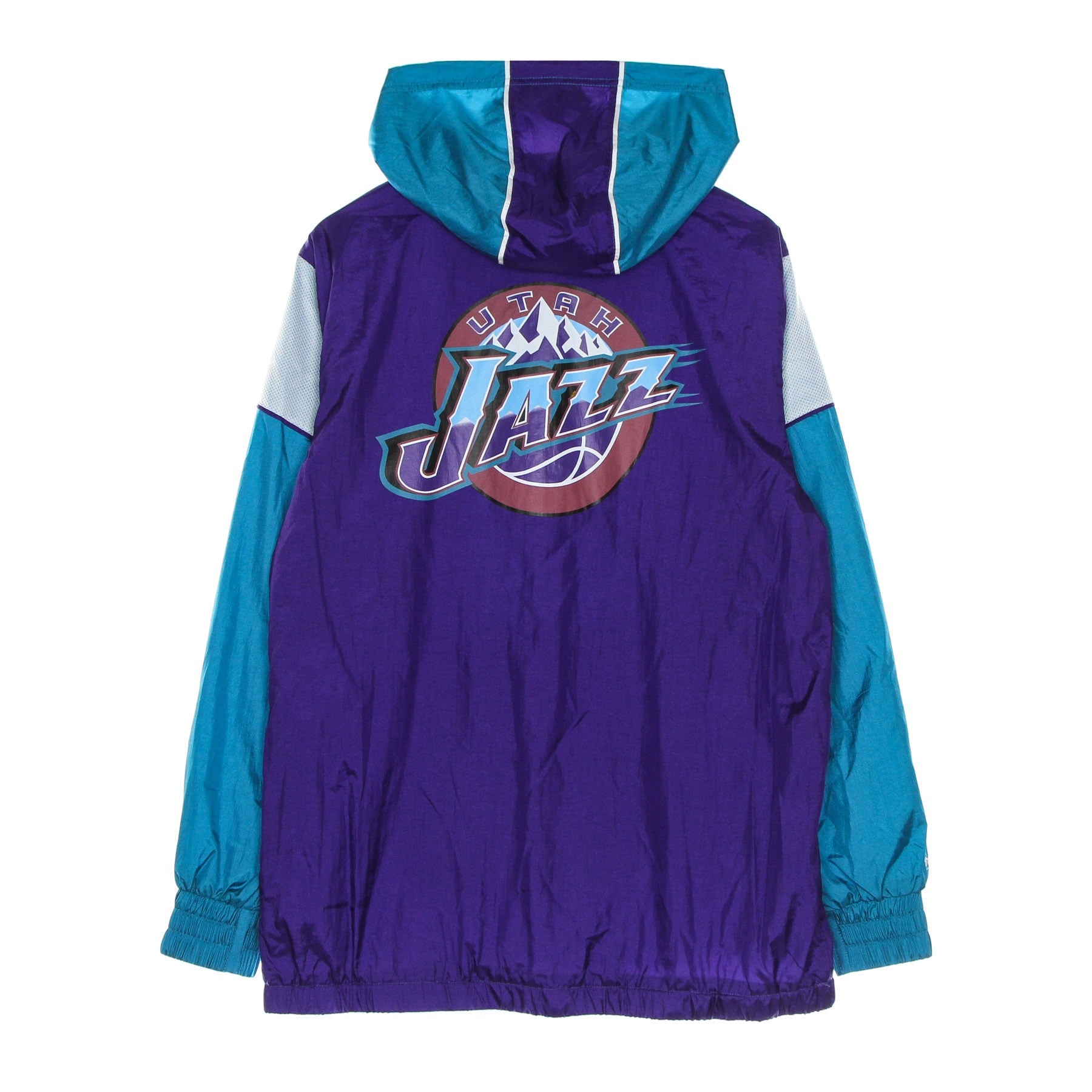 Mitchell & Ness, Giacca A Vento Infilabile Uomo Nba Highlight Reel Windbreaker Hardwood Classics Utajaz, 