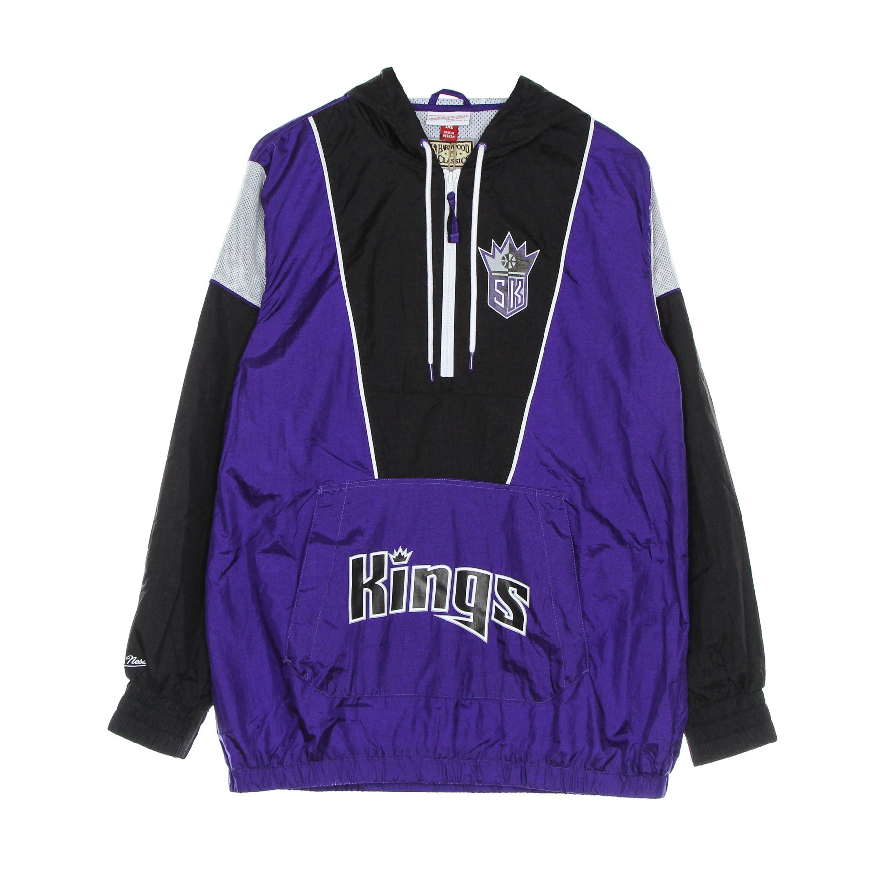 Mitchell & Ness, Giacca A Vento Infilabile Uomo Nba Highlight Reel Windbreaker Hardwood Classics Sackin, Original Team Colors