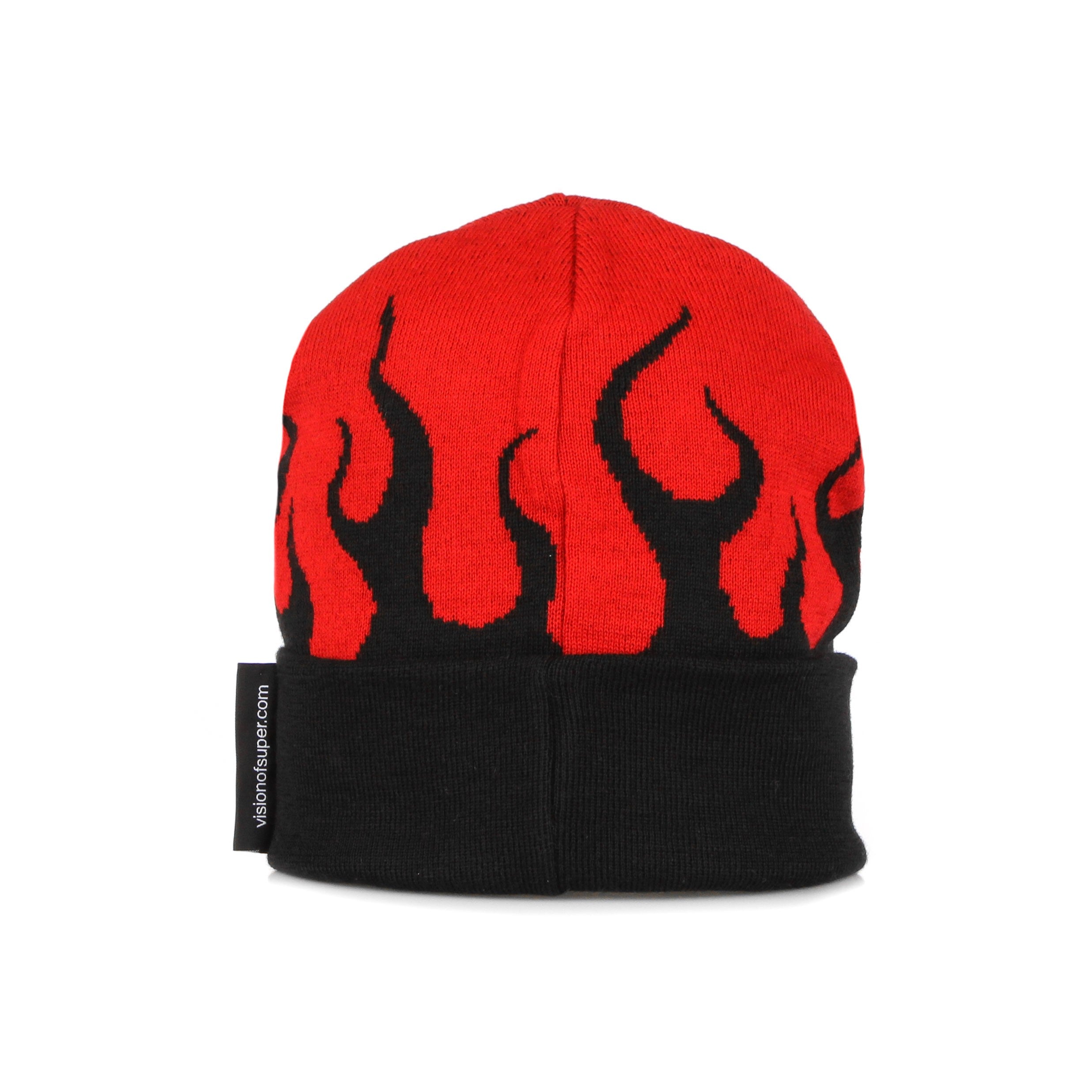 Vision Of Super, Uomo Red Flames Beanie, 