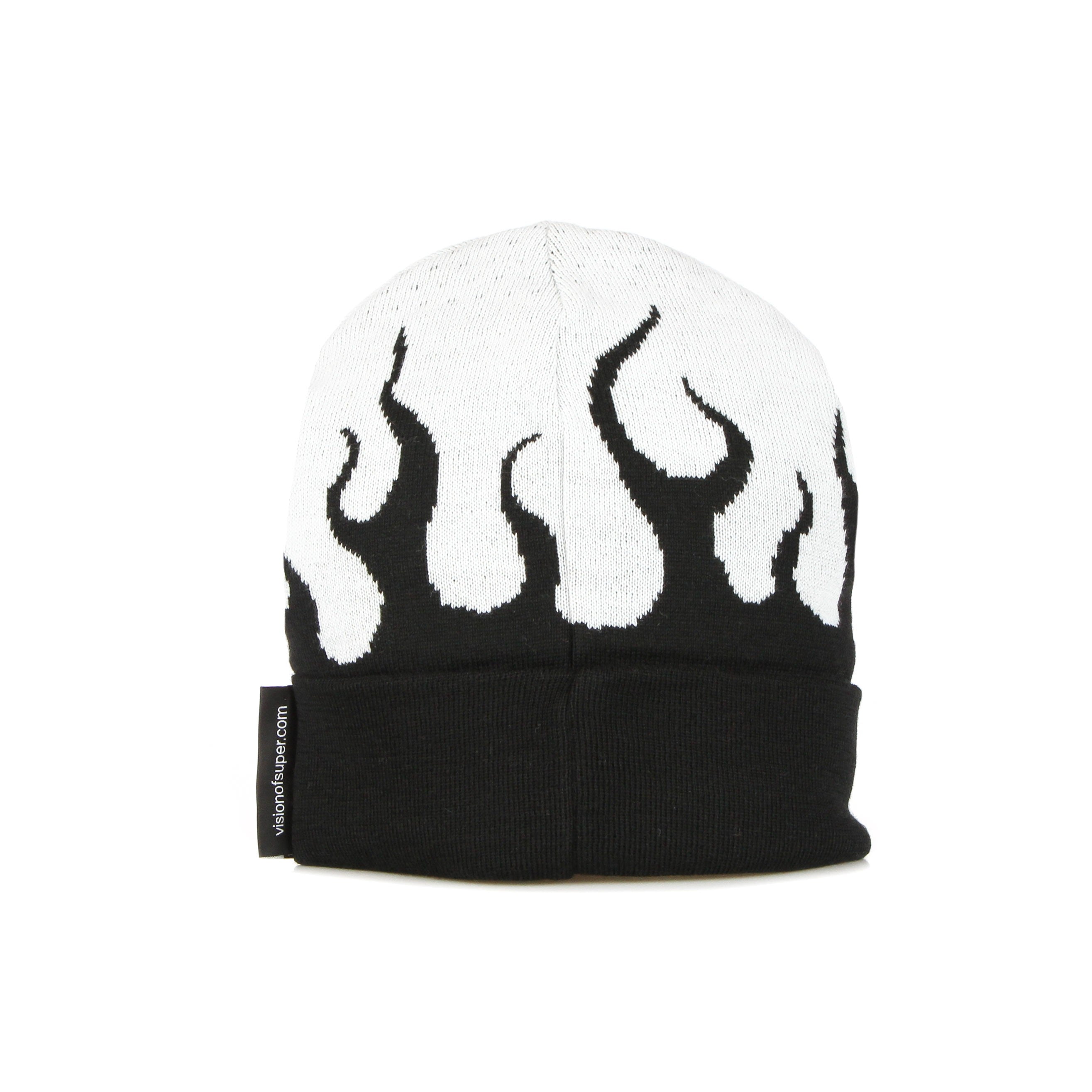 Vision Of Super, Uomo White Flames Beanie, 