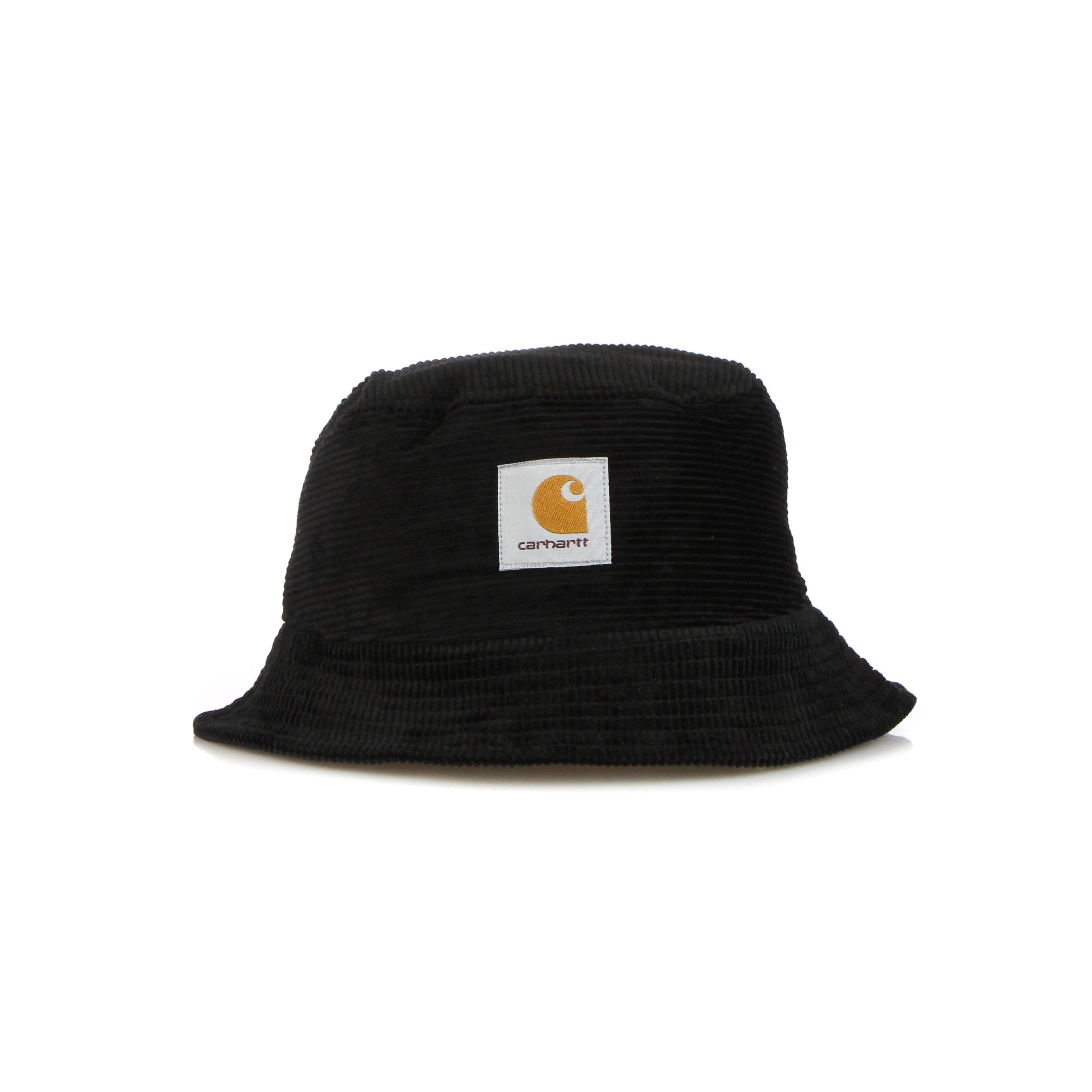 Men's Fisherman Hat Cord Bucket Hat Black