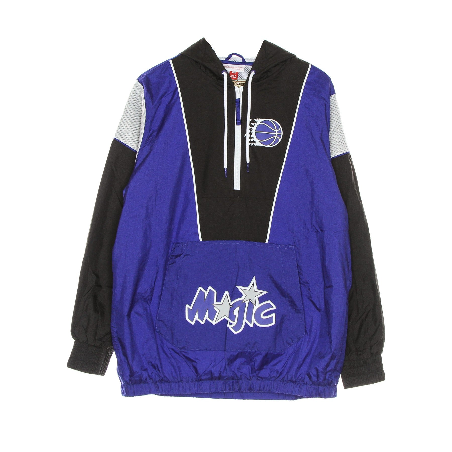 Mitchell & Ness, Giacca A Vento Infilabile Uomo Nba Highlight Reel Windbreaker Hardwood Classics Orlmag, Original Team Colors