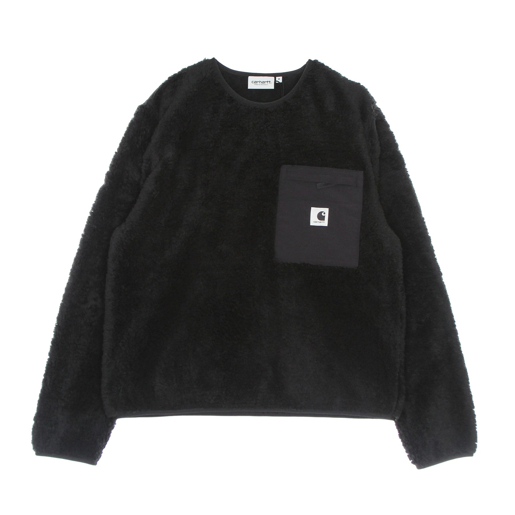Carhartt Wip, Felpa Girocollo Donna W Jackson Sweat, Black/black