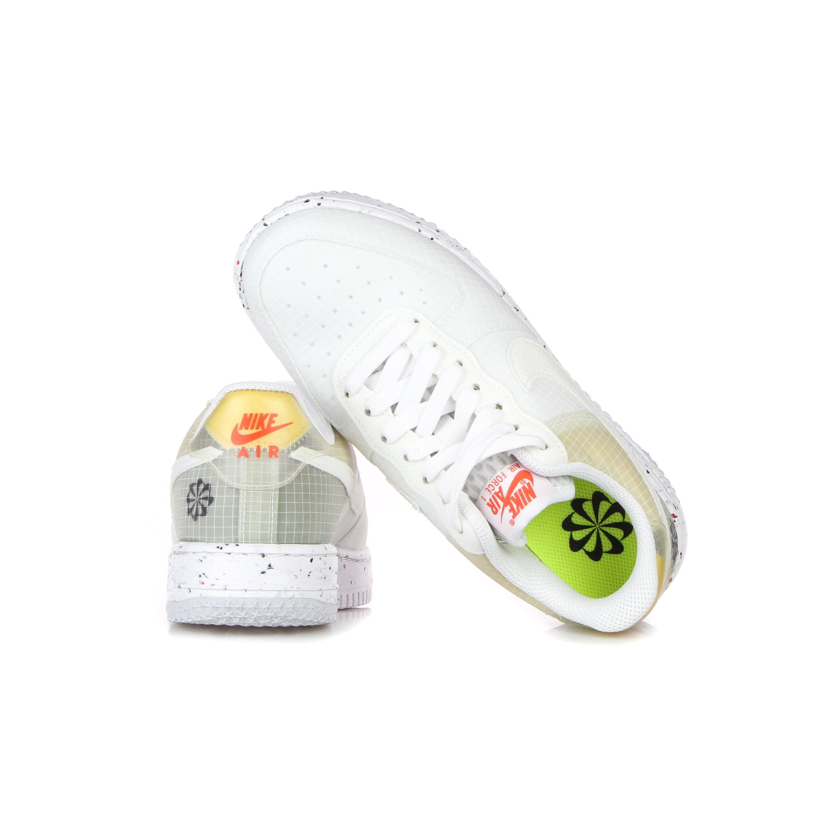 W Air Force 1 Crater White/white/orange Women's Low Shoe