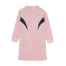 Nike, Vestito Ragazza Air Fleece Dress, Pink Glaze/midnight Navy