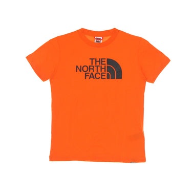 The North Face, Maglietta Ragazzo Easy Tee, Red Orange/black