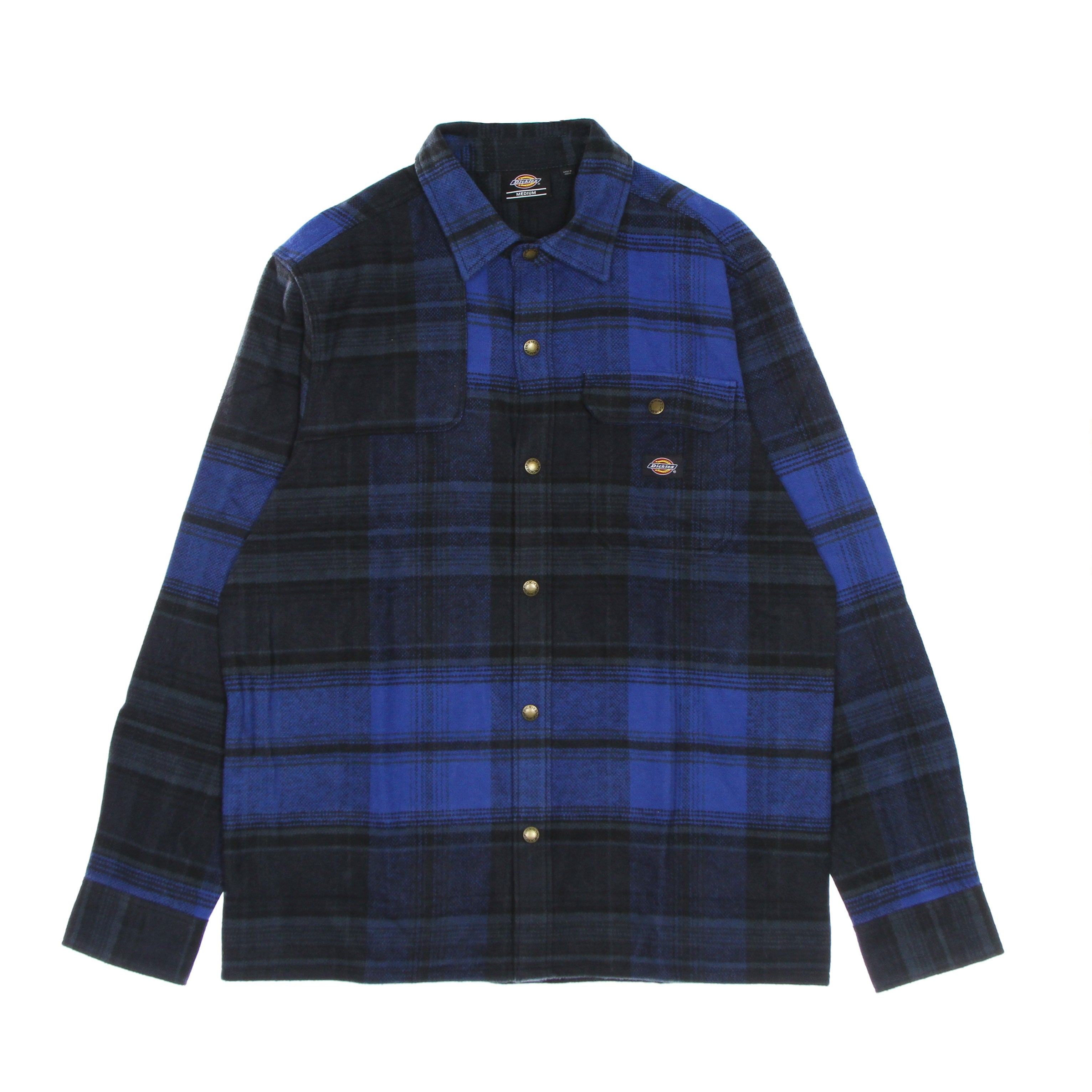 Dickies, Camicia Manica Lunga Uomo Nimmons L/s Shirt, Dark Navy