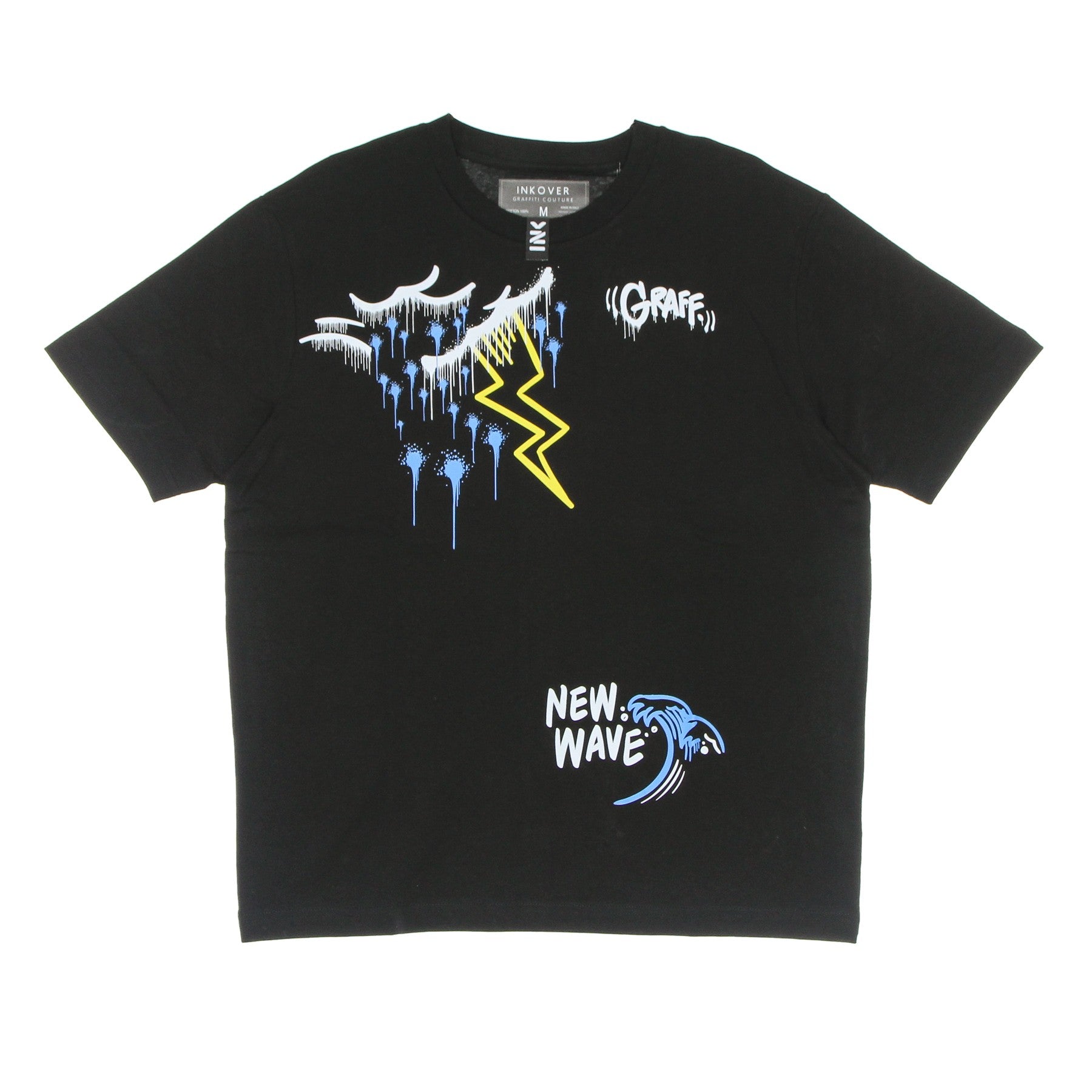 Inkover, Maglietta Uomo Storm Ink T1, Black