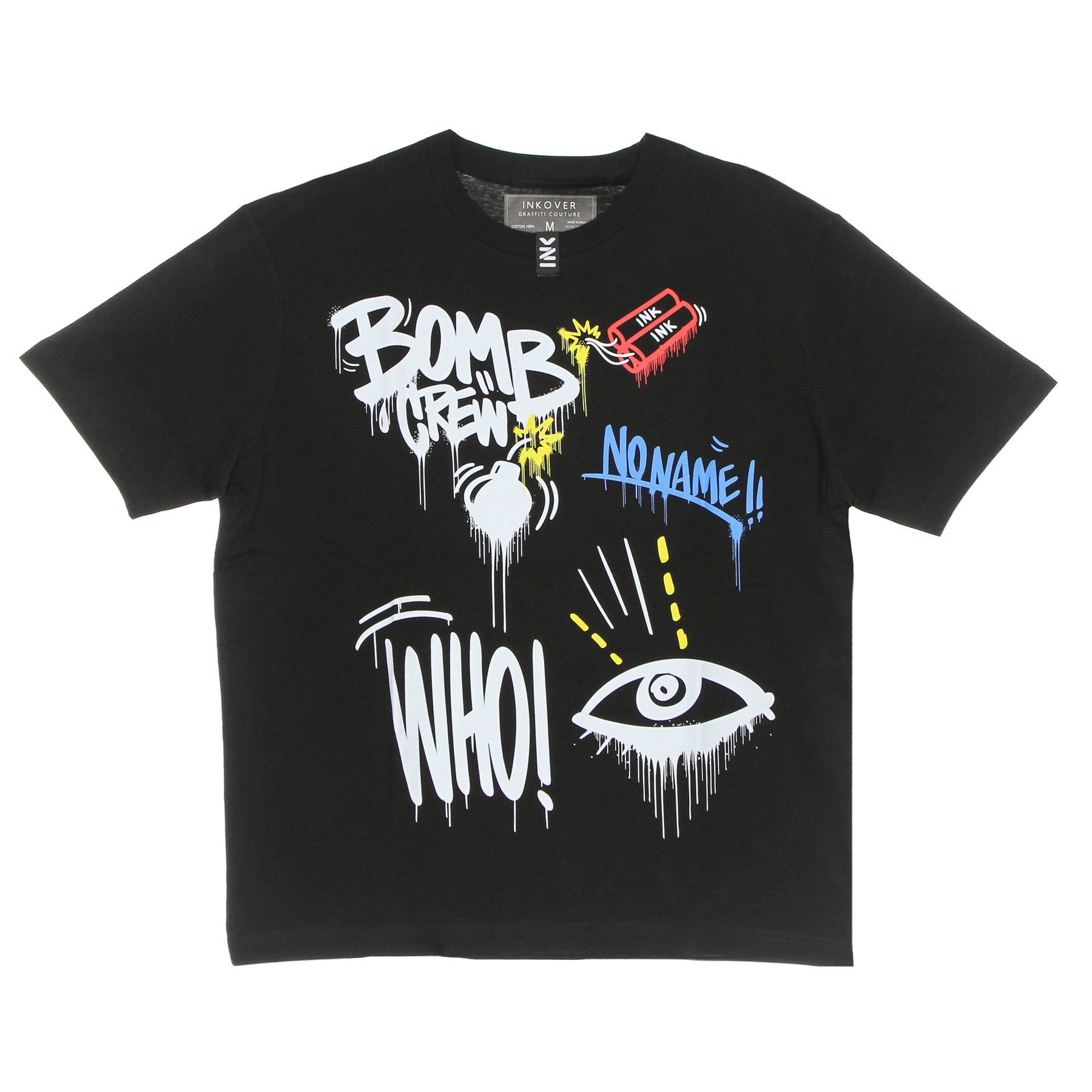 Inkover, Maglietta Uomo Bombink T1, Black