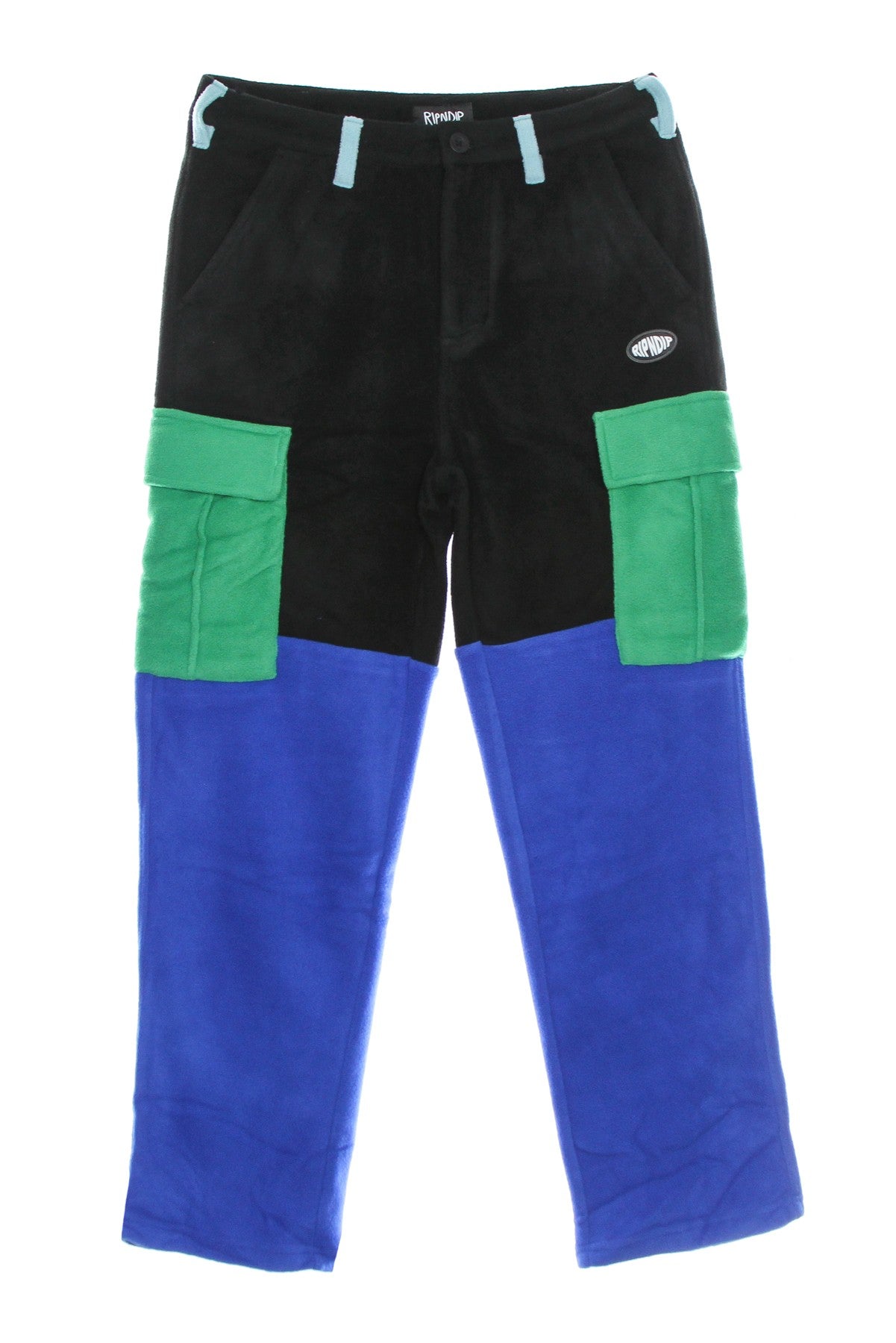 Ripndip, Pantalone Lungo Uomo Alameda Color Block Polar Fleece Cargo Pants, 