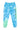 Pantalone Tuta Leggero Uomo Save the World Embroidered Sweatpants Aqua/green Tie Dye