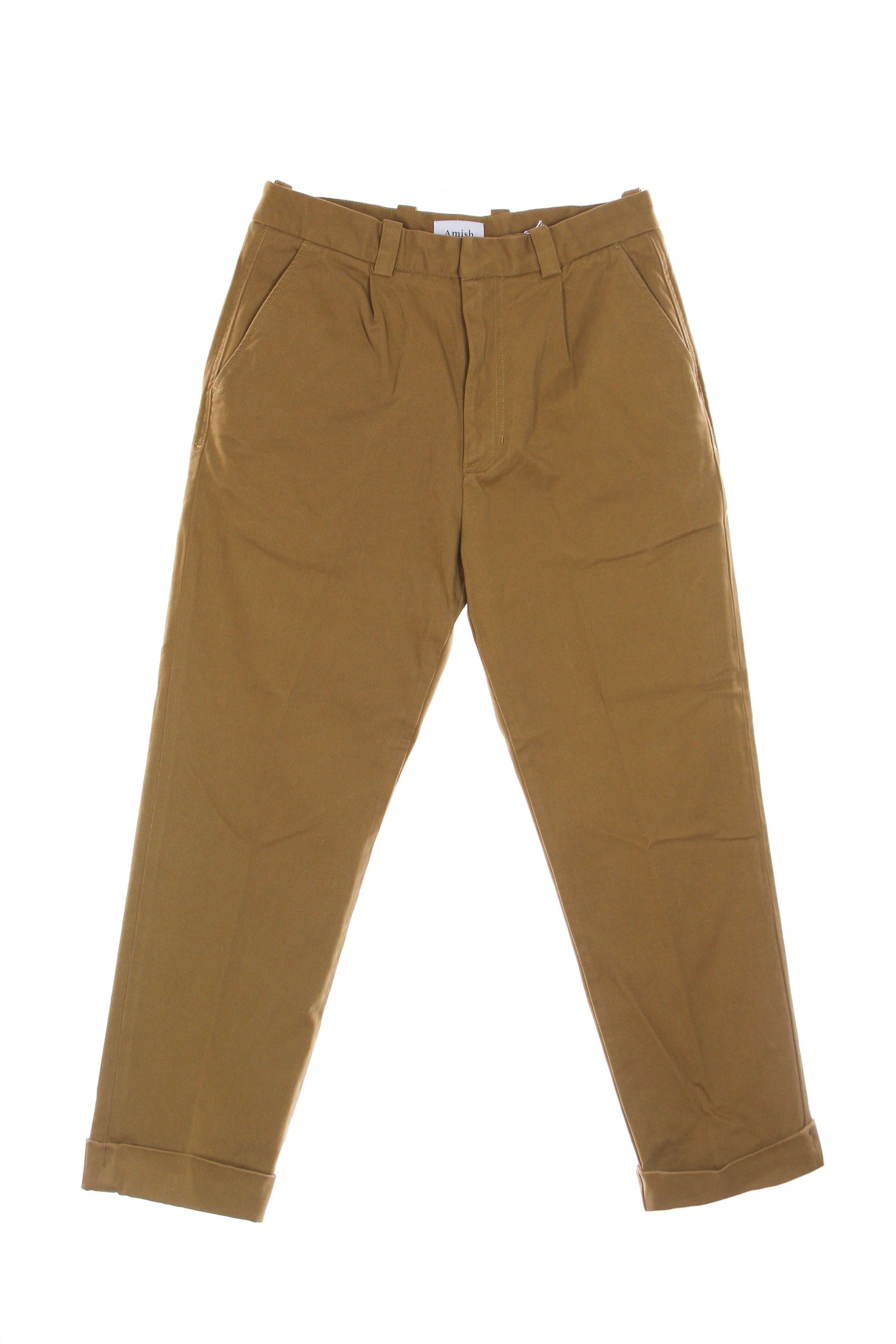 Amish, Pantalone Lungo Uomo Nick Gabardine, 