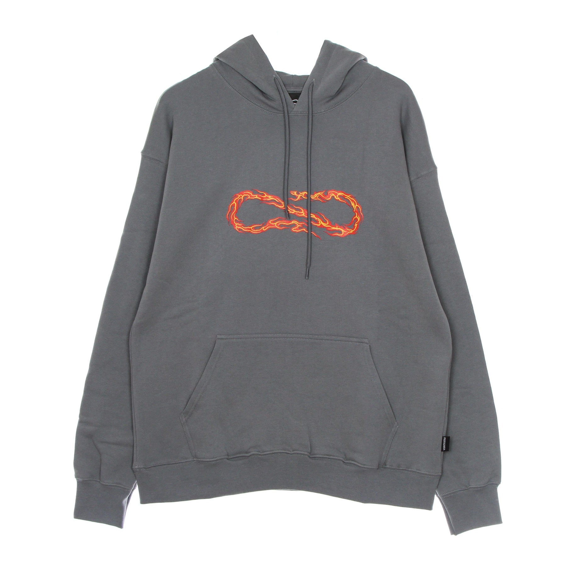 Propaganda, Felpa Cappuccio Uomo Xv Flame Hoodie, Grey W